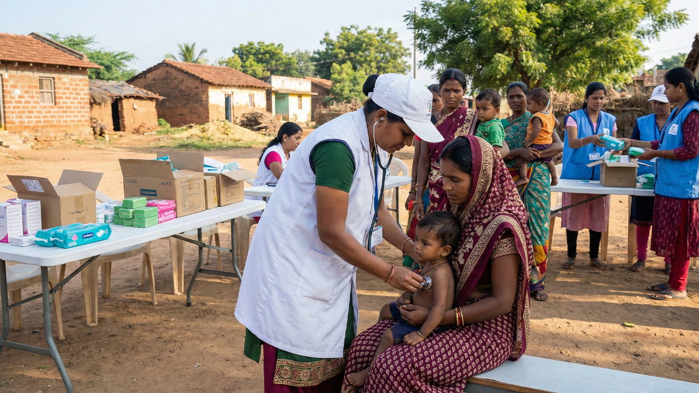 Health & Hygiene Camp for Children and Mothers