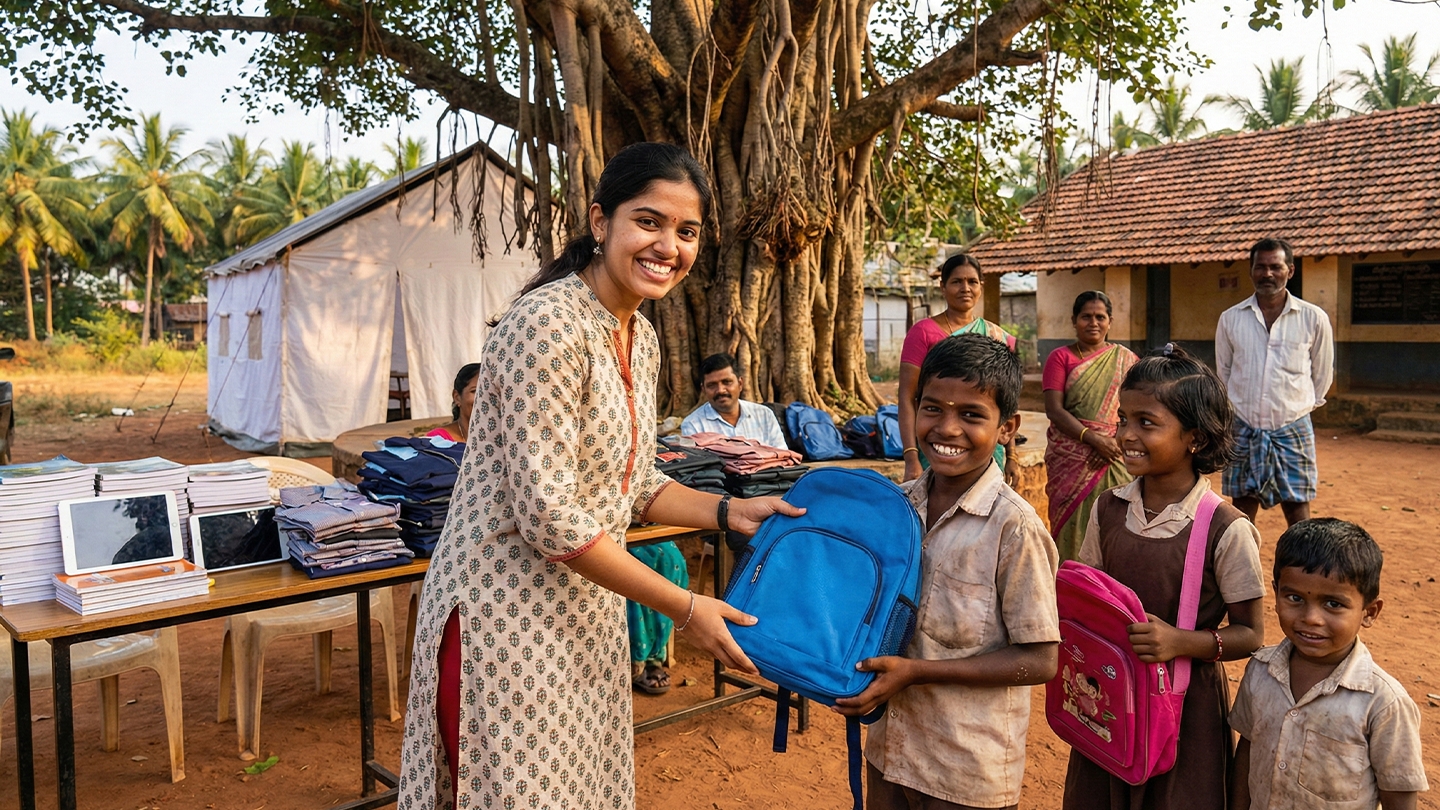 Giridhare Foundation Launches Massive Child Welfare & Education Support Mission